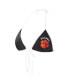ფოტო #1 პროდუქტის Women's Black Clemson Tigers Perfect Match Bikini Top