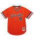 ფოტო #3 პროდუქტის Mitchell Ness Men's Cal Ripken Jr. Orange Baltimore Orioles 2001 Cooperstown Collection Authentic Throwback Jersey