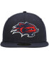 Фото #2 товара Men's Navy New Hampshire Fisher Cats Authentic Collection Team Home 59FIFTY Fitted Hat
