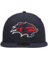 ფოტო #2 პროდუქტის Men's Navy New Hampshire Fisher Cats Authentic Collection Team Home 59FIFTY Fitted Hat