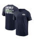 Фото #1 товара Men's College Navy Seattle Seahawks Blitz Essential T-shirt
