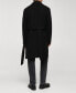 Фото #6 товара Men's Handmade Robe Wool Coat