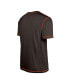 Men's Brown Cleveland Browns Third Down Puff Print T-shirt