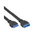 Фото #2 товара InLine USB 3.0 Extension internal header male / female - 0.35m