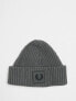 Фото #1 товара Fred Perry unisex logo chunky rib in grey