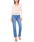 ფოტო #3 პროდუქტის Women's Boat-Neck Long-Sleeve Lace Knit Top