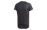 Фото #2 товара adidas 跑步运动纯色短袖T恤 男款 黑色 / Футболка Adidas T EK3052