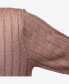 ფოტო #6 პროდუქტის Men's Cable Knit Tipped V-Neck Sweater