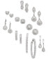 ფოტო #5 პროდუქტის EFFY® Diamond Heart Stud Earrings (1/2 ct. t.w.) in 14k White Gold (Also available in Yellow Gold)