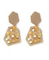 ფოტო #1 პროდუქტის Women's Textured Drop Earrings