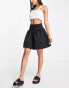 Фото #3 товара ASOS DESIGN corset waist mini skirt in black