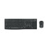 Фото #1 товара Клавиатура и мышь Logitech MK370 Графитовый Qwerty португальский