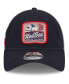 Фото #2 товара Men's Navy, White Boston Red Sox Spring Training Striped 9TWENTY Trucker Adjustable Hat