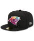 ფოტო #1 პროდუქტის Men's Black Carolina Panthers 2023 NFL Crucial Catch 59FIFTY Fitted Hat