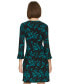 ფოტო #2 პროდუქტის Women's Ruffled-Cuff 3/4-Sleeve Dress