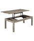 Фото #7 товара Lift Top Coffee Table with Storage Shelf