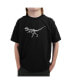 ფოტო #1 პროდუქტის Big Boy's Word Art T-shirt - Dinosaur T-Rex Skeleton