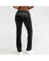 Juicy Pant With Zodiac Bling Liquorice aquarius silver, XSmall - фото #3