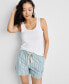 ფოტო #7 პროდუქტის Women's Striped Poplin Boxer Sleep Shorts XS-3X, Created for Macy's