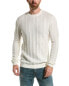 Фото #1 товара Loft 604 Cable Crewneck Sweater Men's White Xl