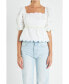 ფოტო #1 პროდუქტის Women's Scallop Top