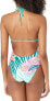 Trina Turk 273309 Women's V-Plunge One Piece Swimsuit, Multi//Terra Nostra, 6
