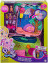 Polly Pocket GKJ64 Pineapple Bag, Portable Box with Accessories and GKJ46 - Cactus Riding Farm Box with 2 Small Dolls and Accessories, Toys from 4 Years [Exclusive to Amazon]