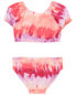 Фото #12 товара Купальник для малышей Carter’s Toddler Tie-Dye 2-Piece - розовый