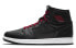 Фото #1 товара Кроссовки Nike Air Jordan 1 Retro High Black Satin Gym Red (Черный)