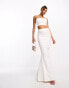 Фото #2 товара Vesper bandeau top co-ord in white