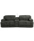 Sebaston 3-Pc. Fabric Sofa with 2 Power Motion Recliners and 1 USB Console, Created for Macy's