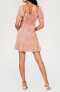Lost + Wander 297508 Women's Madison Mini Dress, Coral, Floral, Orange, M