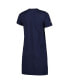 Фото #2 товара Women's Navy Distressed New York Yankees Cooperstown Collection V-Neck Dress
