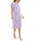 ფოტო #3 პროდუქტის Women's Printed Dolman-Sleeve Sleepshirt