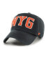 Фото #2 товара Men's Black New York Giants Cooperstown Collection Hand Off Clean Up Adjustable Hat
