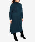 Фото #3 товара Plus Size Hannah Sweater Midi Dress