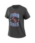ფოტო #3 პროდუქტის Women's Charcoal New York Rangers 2024 NHL Stadium Series Boyfriend T-shirt