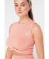 Women's Seamless Marl Laser cut Vest Top