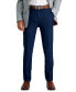 Men's Premium Comfort Slim-Fit Performance Stretch Flat-Front Dress Pants