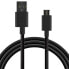 Фото #1 товара Универсальный кабель USB-C-USB KSIX 1 m Чёрный
