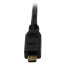 StarTech.com 50cm Micro HDMI to HDMI Cable with Ethernet - 4K 30Hz Video - Durable High Speed Micro HDMI Type-D to HDMI 1.4 Adapter Cable/Converter Cord - UHD HDMI Monitors/TVs/Displays - M/M - 0.5 m - HDMI Type A (Standard) - HDMI Type D (Micro) - 3D - Audio Return C