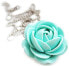 Фото #1 товара Mint flower necklace