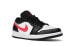 Фото #4 товара Кроссовки Nike Air Jordan 1 Low Black Siren Red (Черно-белый)