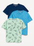 Фото #1 товара Softest Short-Sleeve T-Shirt 3-Pack for Boys