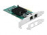 Фото #2 товара Delock 89021 - Internal - Wired - PCI Express - Ethernet - 1000 Mbit/s - Black - Green - Metallic
