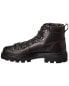 Tod’S Leather & Flannel Boot Men's