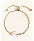 ფოტო #2 პროდუქტის Seashell Bracelet with Adjustable Spring Closure