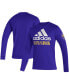 Фото #1 товара Men's Purple Distressed Orlando City SC Vintage-Like AEROREADY Long Sleeve T-shirt