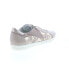 Mephisto Hawai Shiny Womens Beige Leather Strap Lifestyle Sneakers Shoes 6