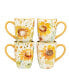 Sunflowers Forever Dinnerware Set, 16 Piece